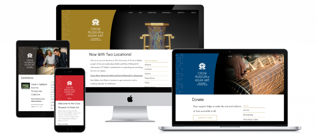 Crow Museum website redesign